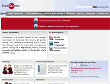 Tablet Screenshot of eurogentest.org